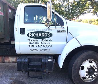 Richand's tree care truck